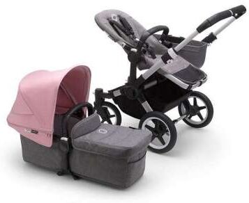Bugaboo Donkey 3 Mono Chasis Alum/Base Gris Melange Bugaboo Donkey 3 Mono Chasis Alum/Base Gris Melange