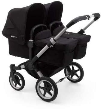 Bugaboo Donkey 3 Gemelar Chasis Aluminio/Base Negro Completo