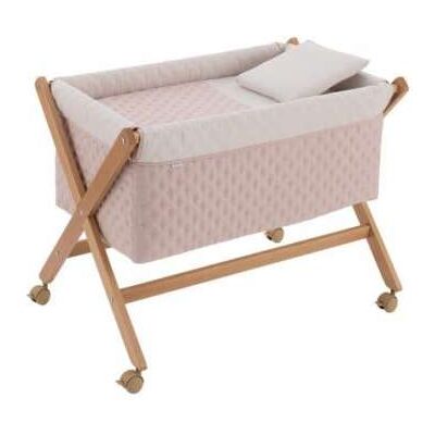 Minicuna Tijera Madera Tender Blush/Natural 55x87x74cm Cambrass Minicuna Tijera Madera Tender Blush/Natural 55x87x74cm Cambrass