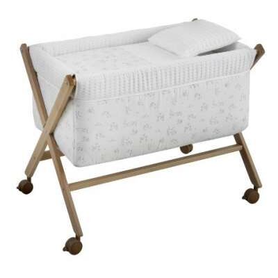 Minicuna Tijera Madera Merlo Crudo/Natural 55x87x74cm Cambrass Minicuna Tijera Madera Merlo Crudo/Natural 55x87x74cm Cambrass