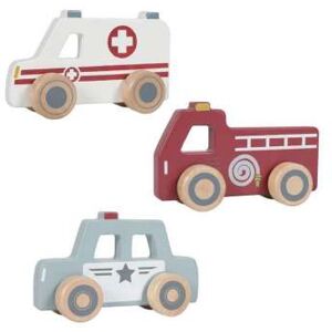 Set 3 Coches de Emergencias Little Dutch