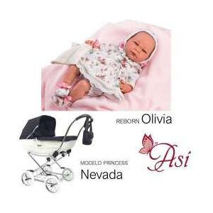 Pack Oferta Reborn Olivia + Coche Princess JR Nevada ARRUE