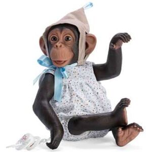 ASI VIL, S.L. NILO EL CHIMPANCÉ PELELE ESTAMPADO GORRO GNOMO REBORN