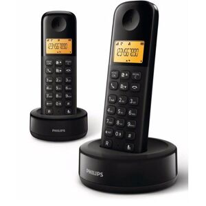 Philips D1602B/34 - Telefono Sobremesa Duo Negro