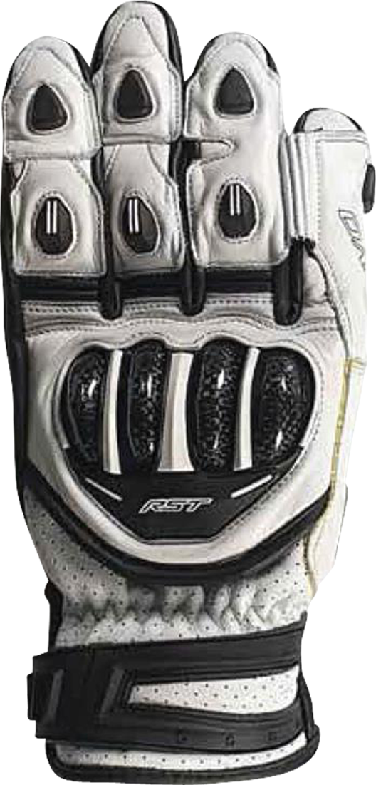 RST Guantes de Moto Cortos  TracTech Evo 4 Blanco-Negro