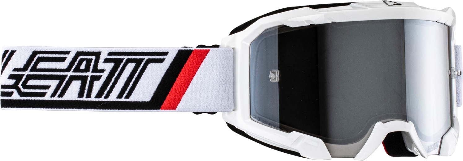 Leatt Gafas de Cross  Velocity 4.5 Iriz Blanco-Plateado 50%