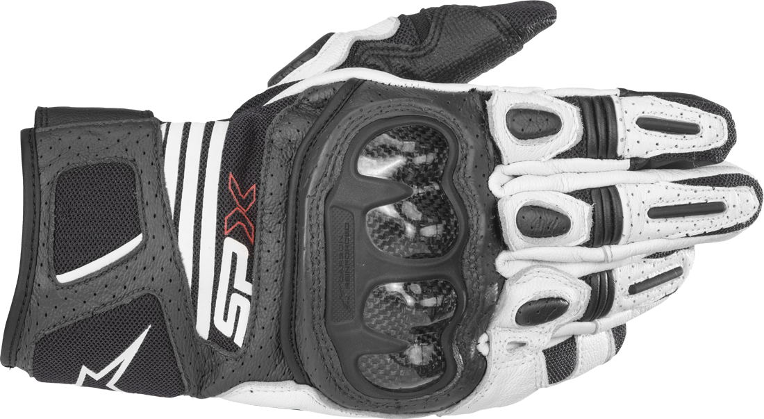 Alpinestars Guantes de Moto  SP X Air Carbon V2 Negro-Blanco