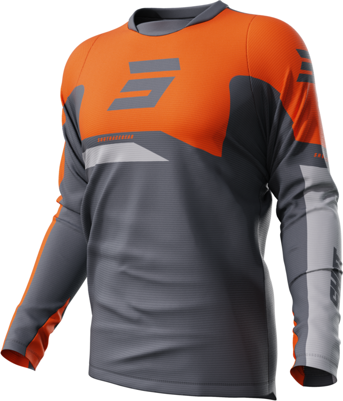 Shot Race Gear Camiseta de Cross Shot Devo Naranja Estrella