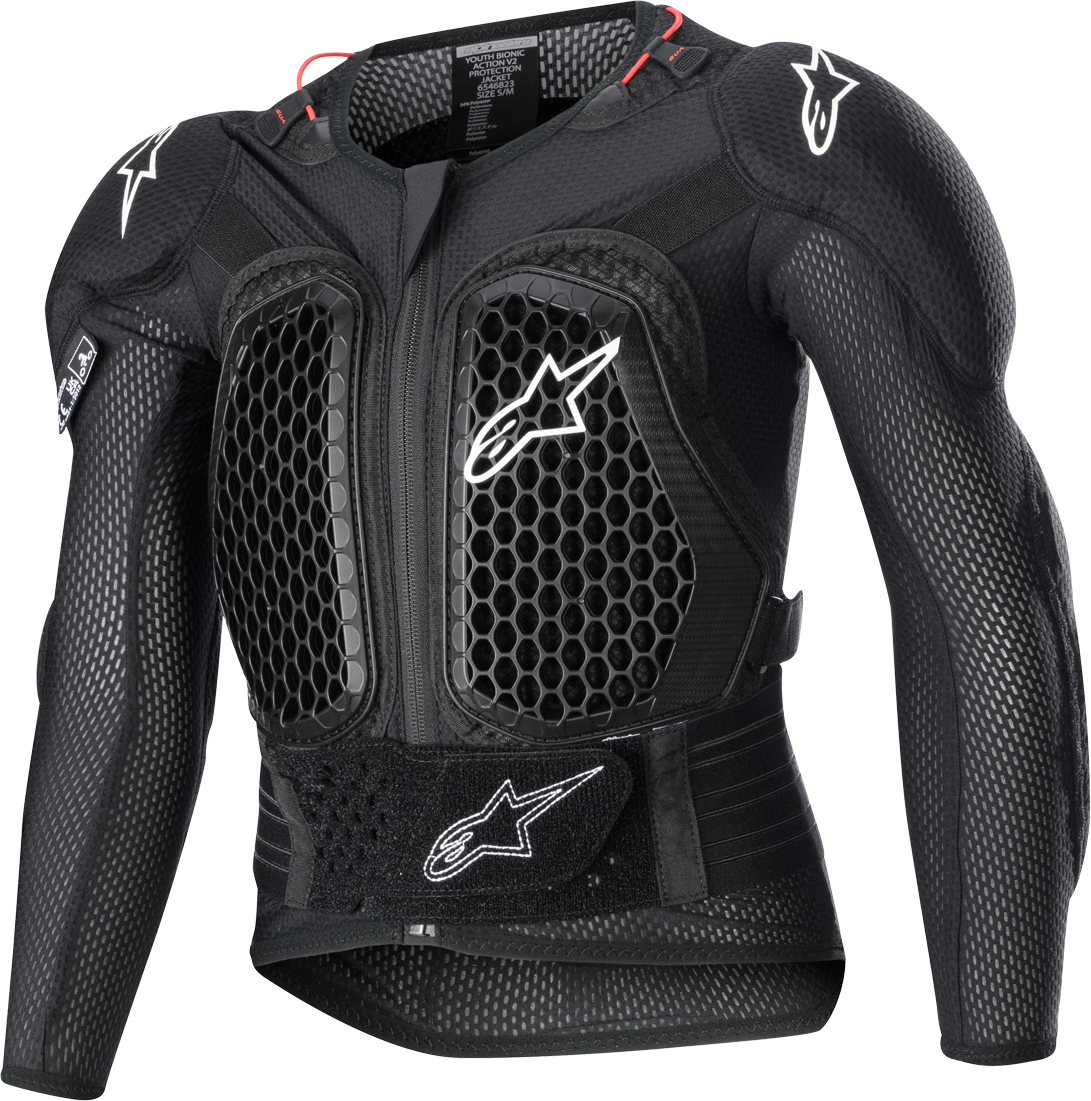 Alpinestars Chaqueta de Protección Niño  Bionic Action V2 Negro