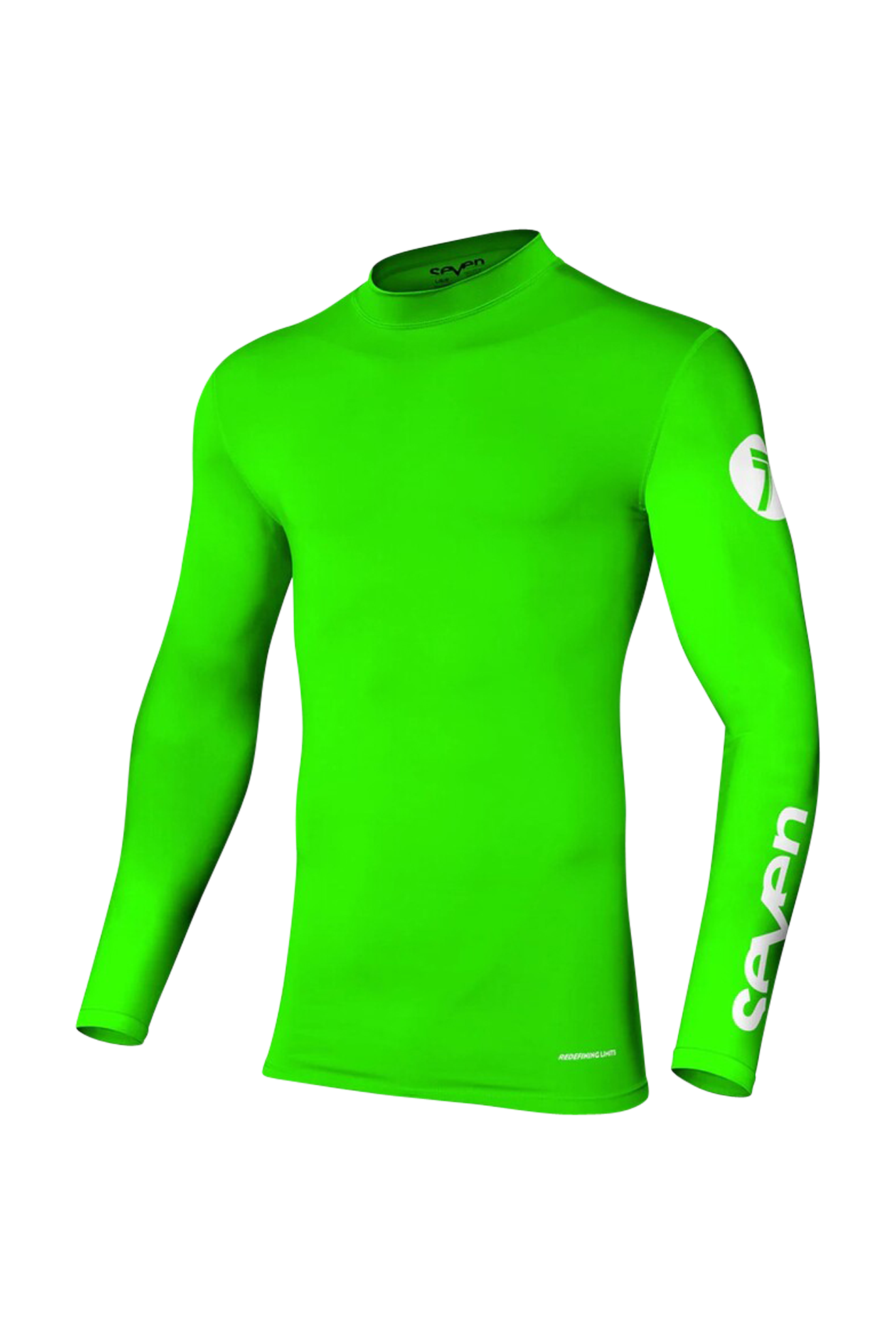 Seven Camiseta de Cross Niño  Zero Compression Verde Fluo