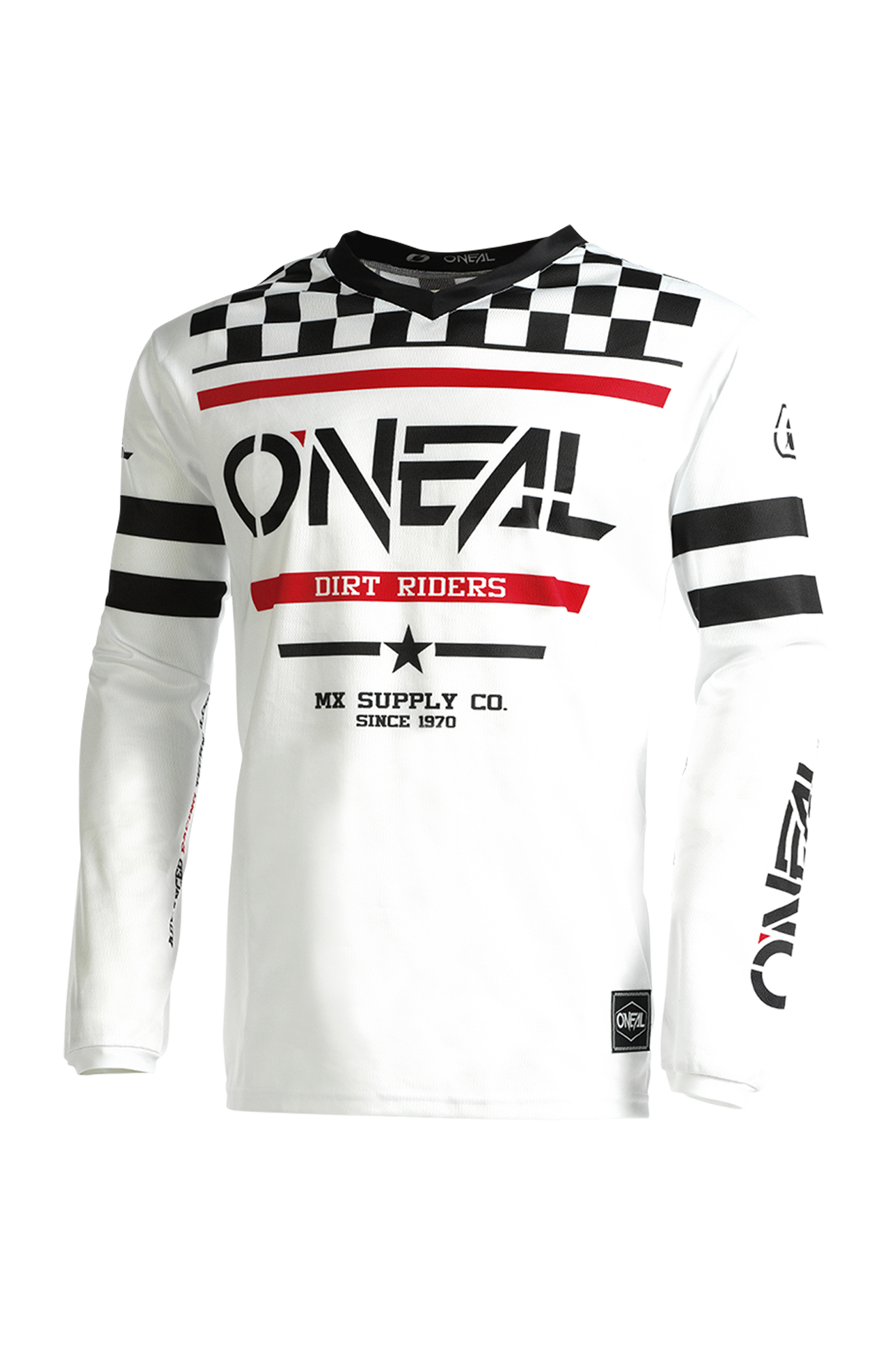 O'Neal Camiseta de Cross  Element Squadron Blanco-Negro