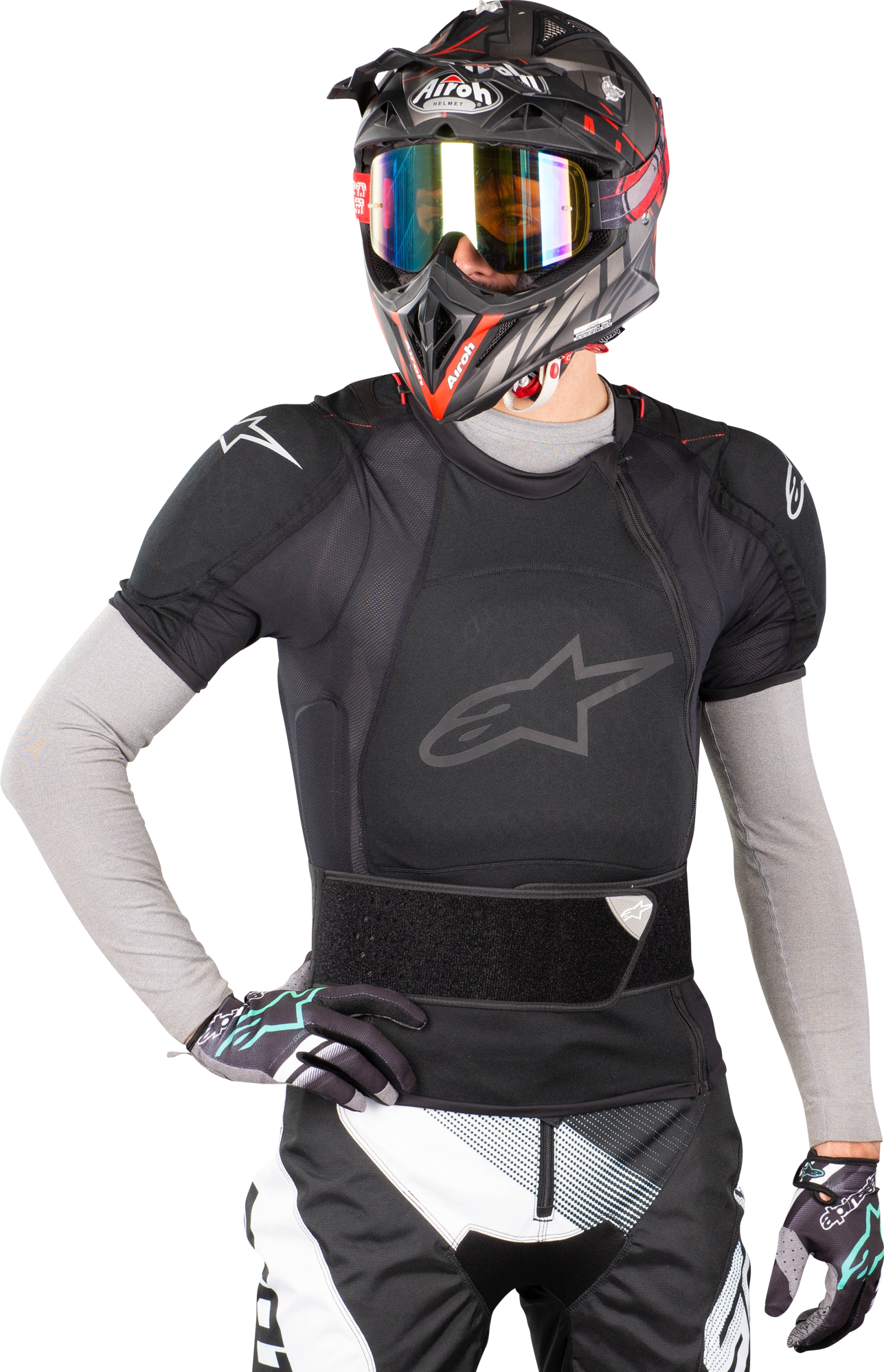 Alpinestars Chaqueta de Protección  Sequence Manga Corta Negra