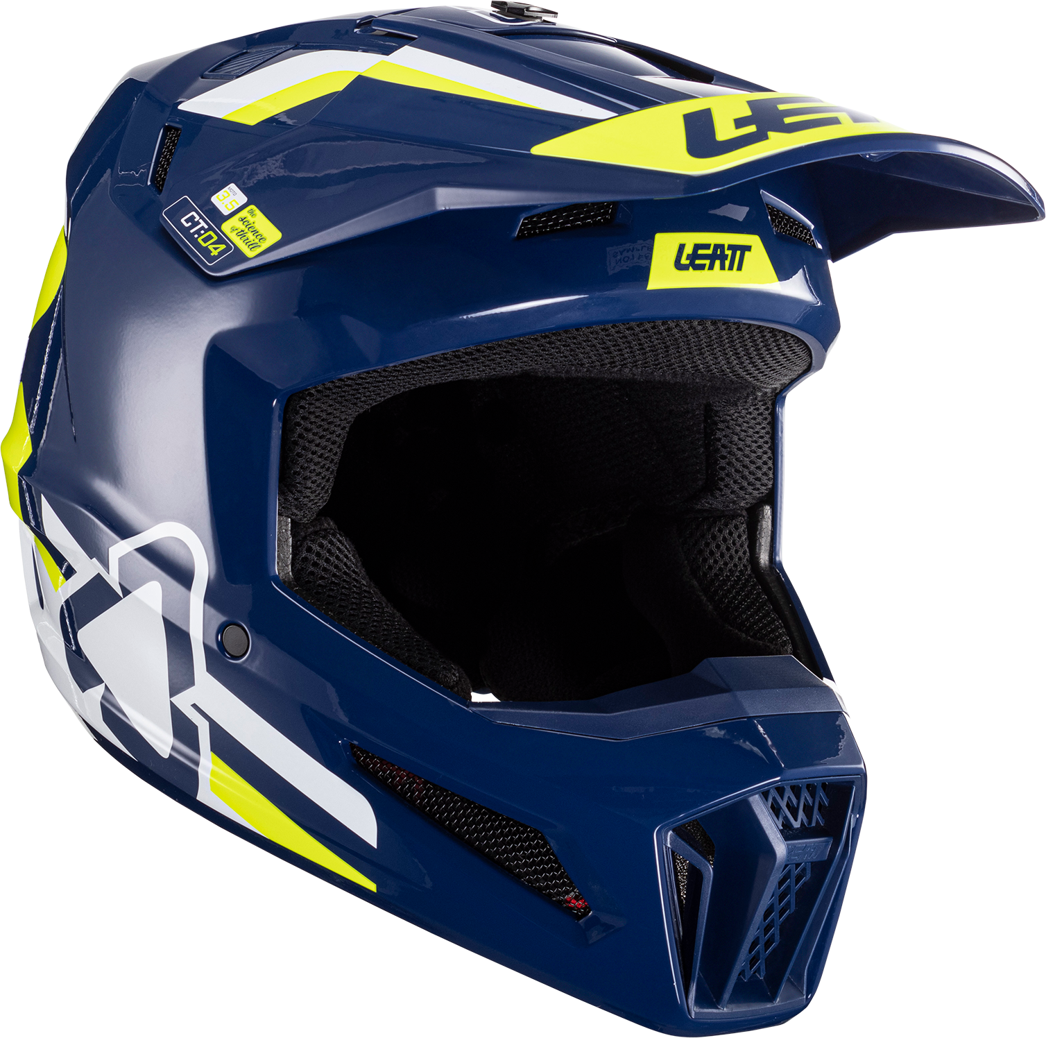 Leatt Casco de Cross Niño  Moto 3.5 V24 Azul