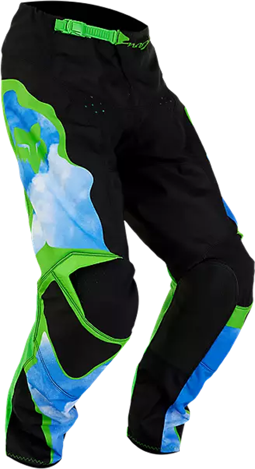 FOX Pantalones de Cross  180 Atlas Negro-Verde