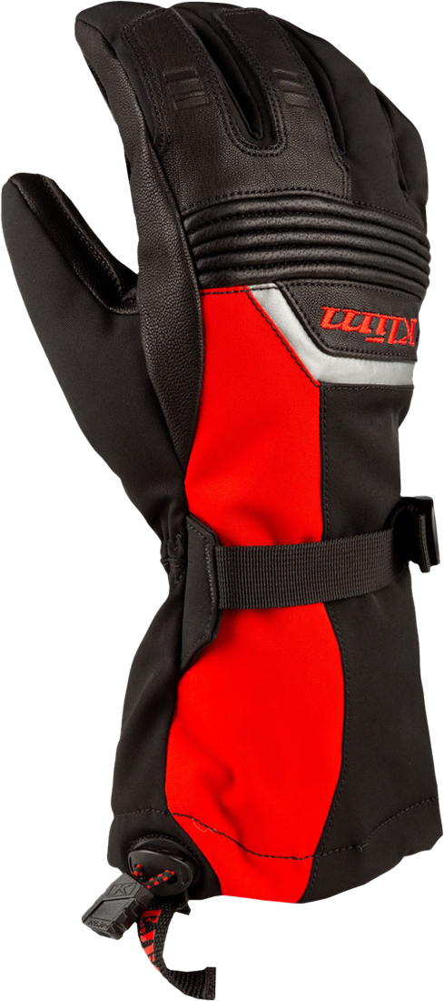 KLIM Guantes  Fusion Rojo-Negro