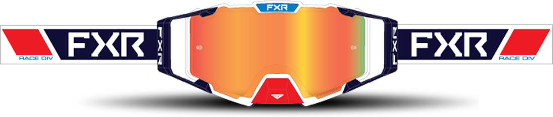 FXR Gafas de Cross  Combat Bronze Lentes HiDef/Inferno