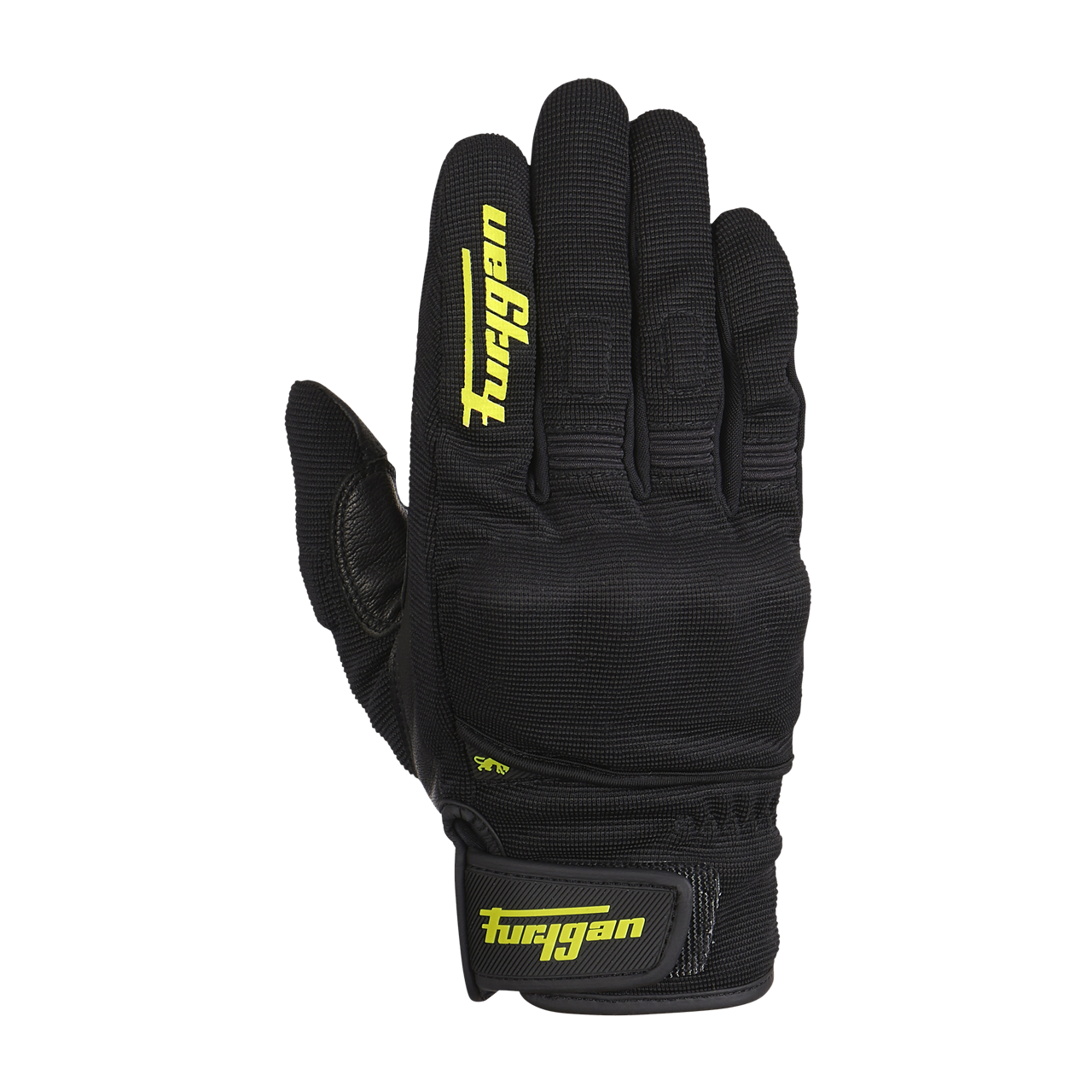 Furygan Guantes de Moto  Jet D3O® Negro-Amarillo Fluo