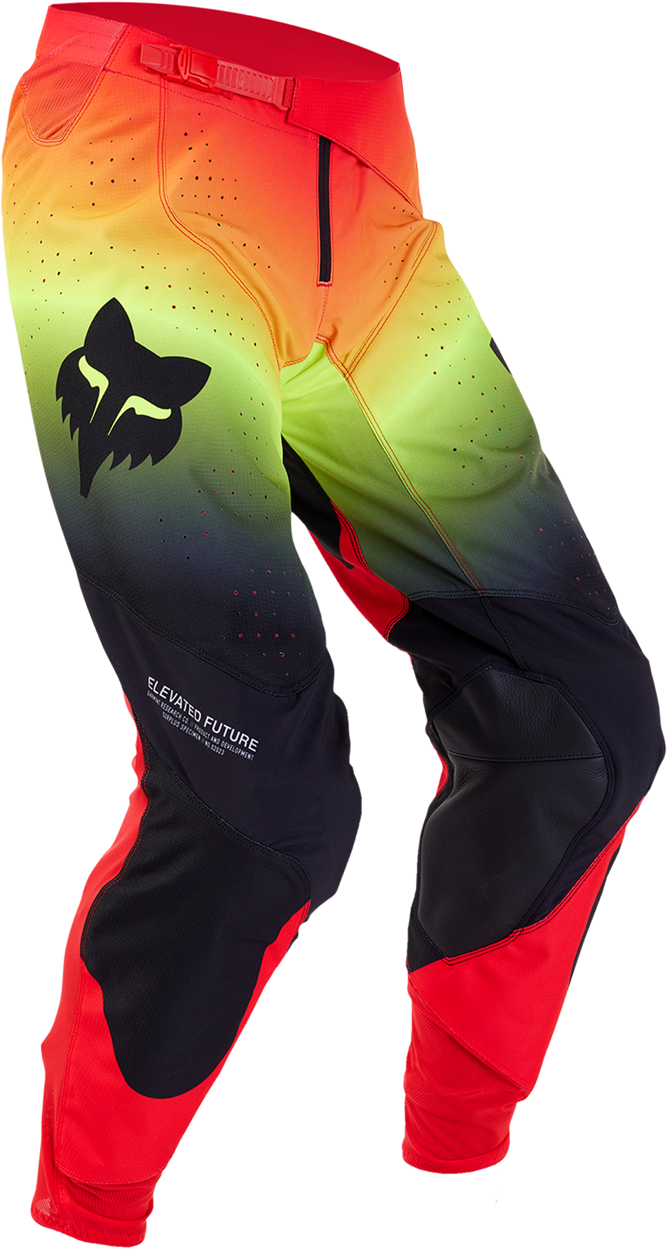 FOX Pantalones de Cross  360 Revise Rojo-Amarillo