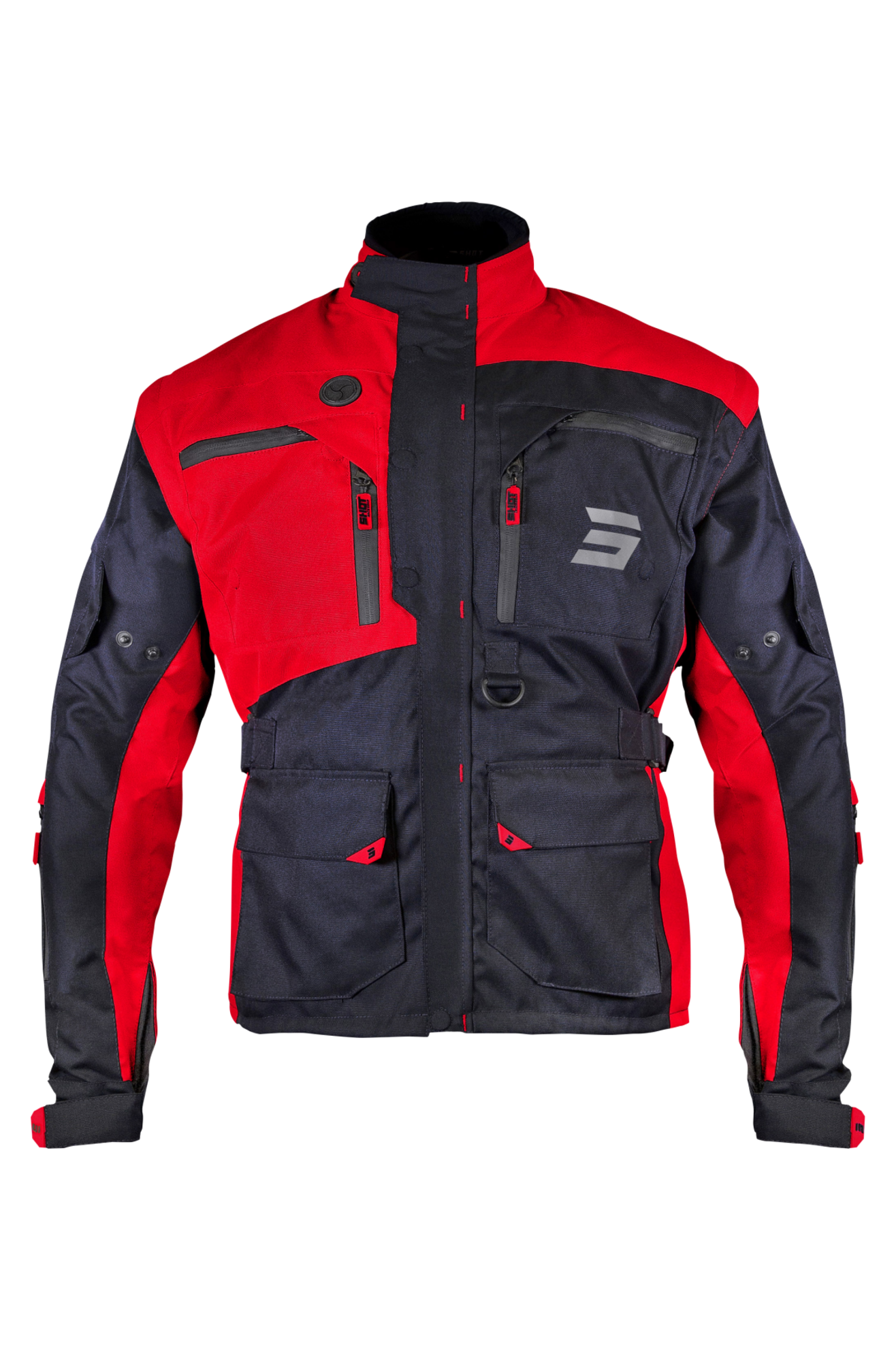 Shot Race Gear Chaqueta de Enduro Shot Racetech Negro-Rojo