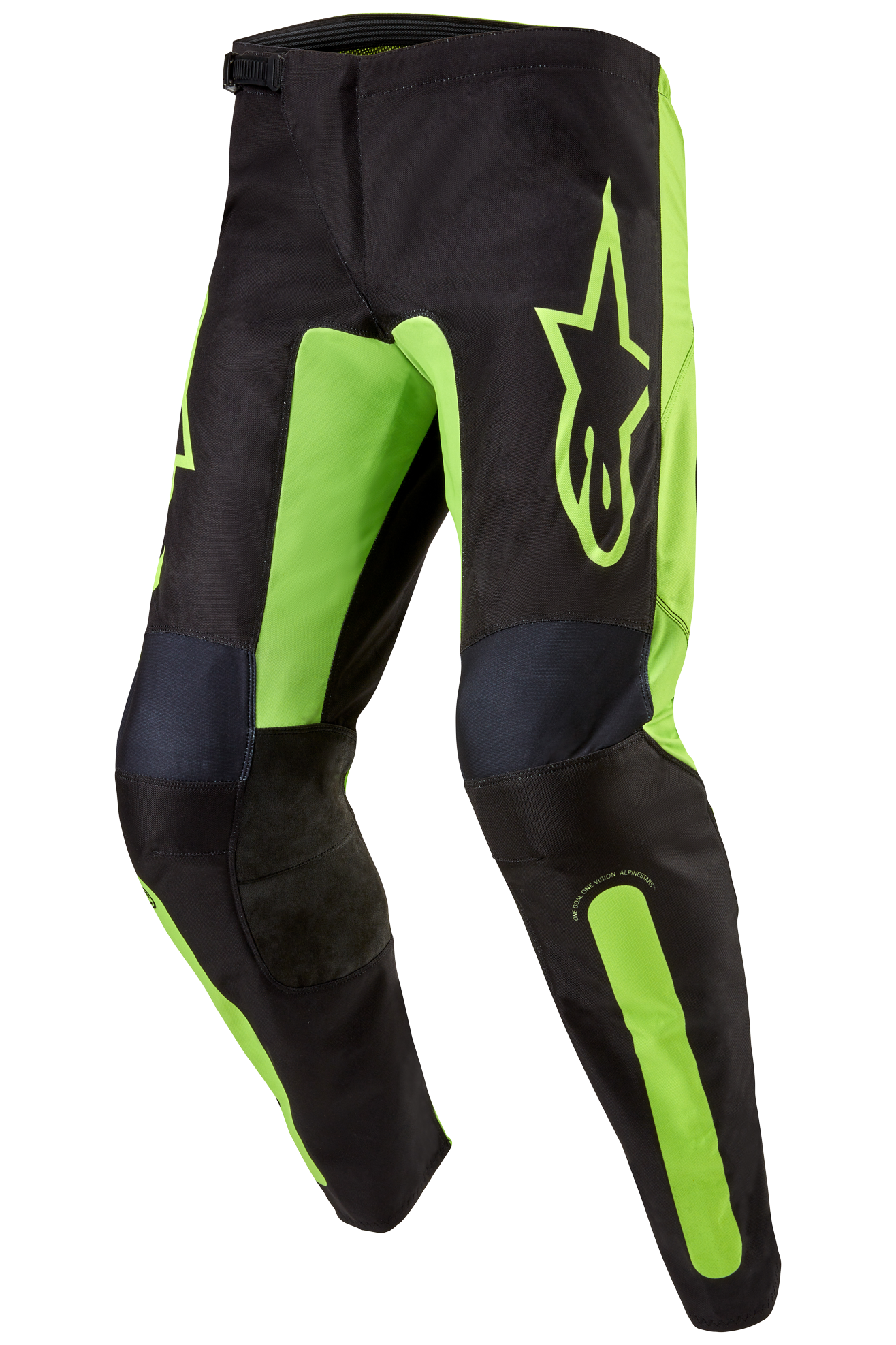 Alpinestars Pantalones de Cross  Fluid Lurv Negro-Amarillo Fluo