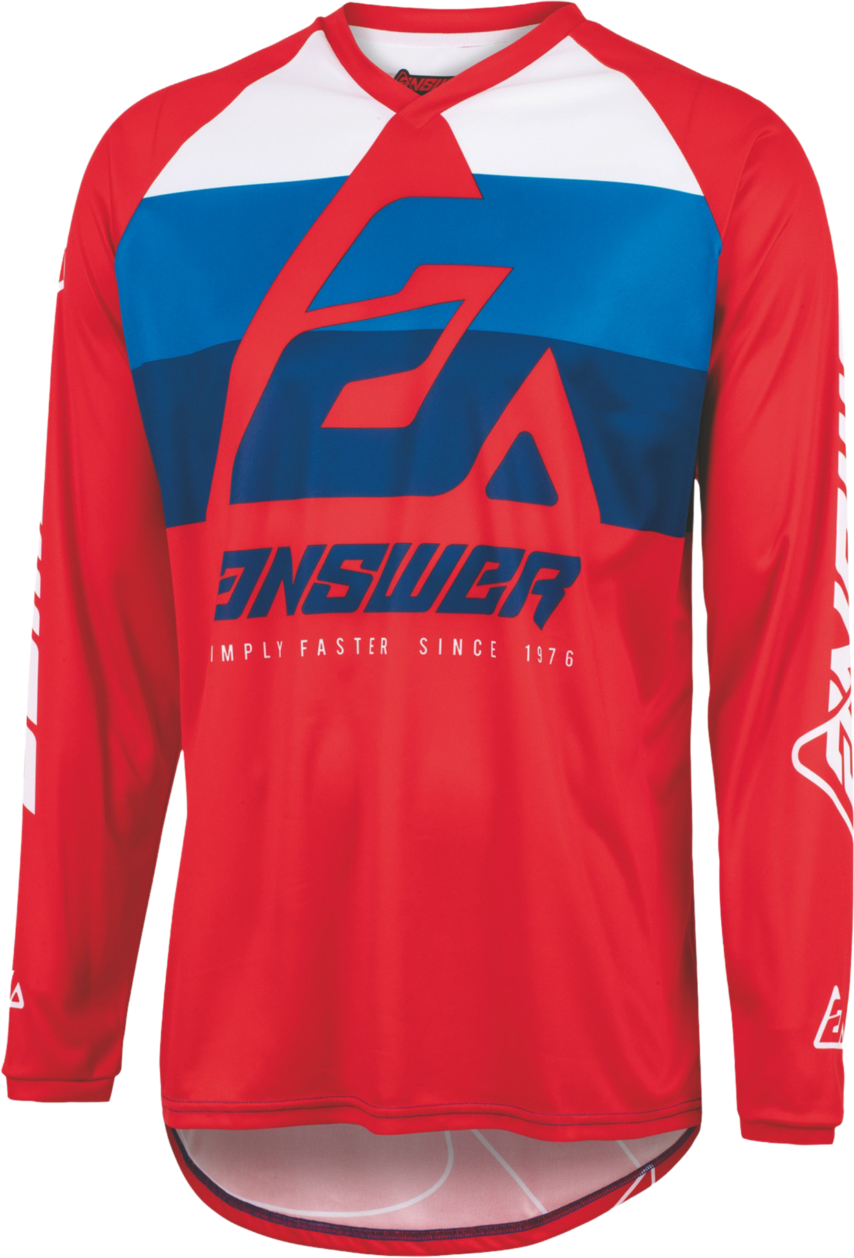 Answer Racing Camiseta de Cross ANSWER SYNCRON CC Rojo-Blanco-Azul