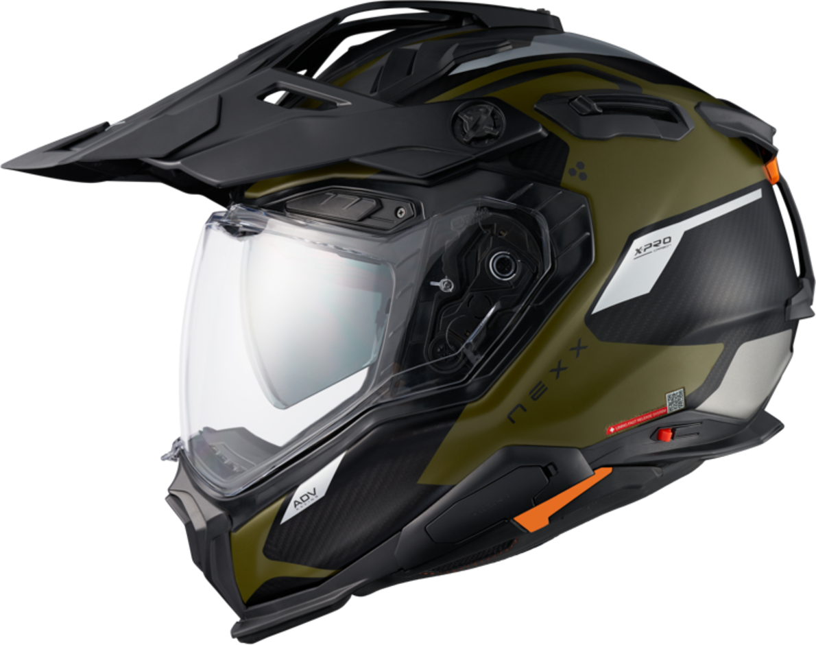 Nexx Casco Adventure  X.WED3 Keyo Verde-Plateado MT