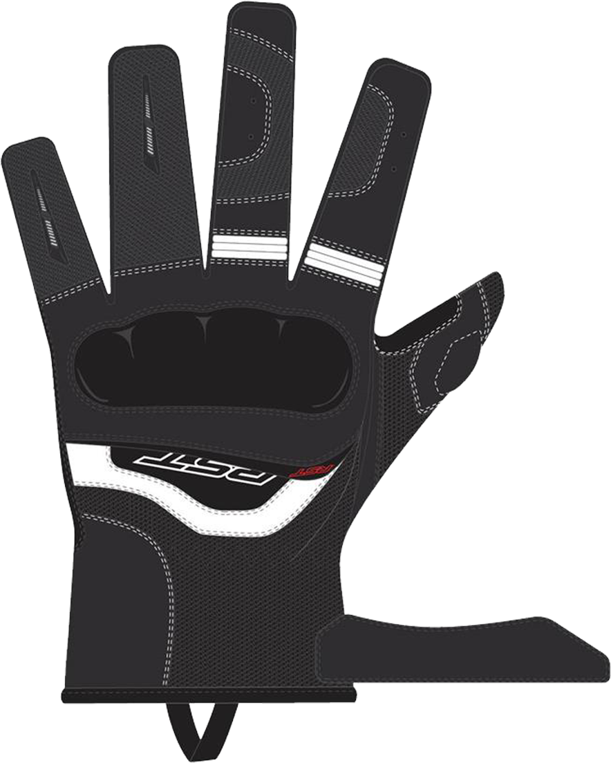 RST Guantes de Moto para Mujer  Urban Air 3 Negro-Blanco