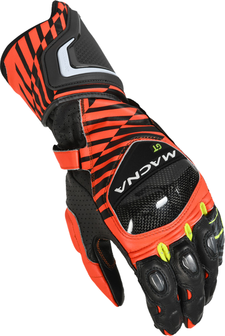 Macna Guantes de Moto  GT Rojo-Negro