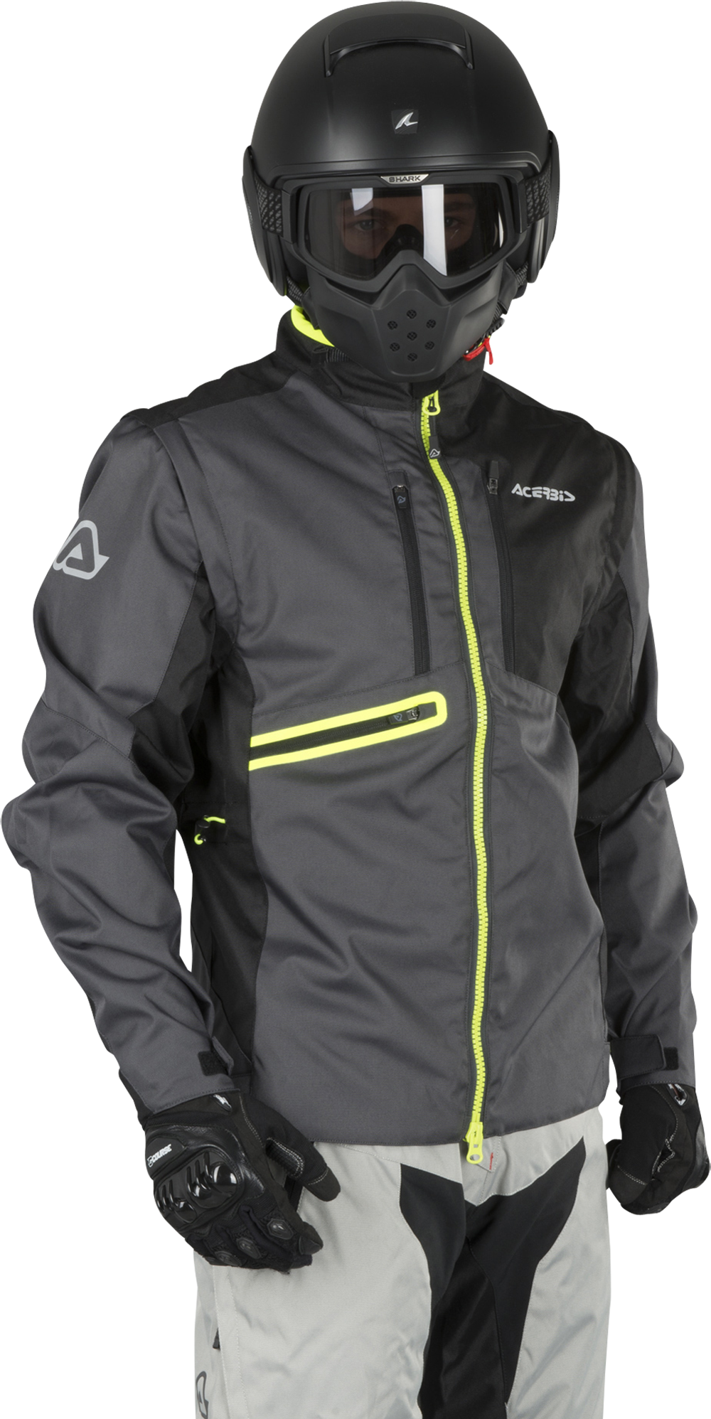 Acerbis Chaqueta de Enduro  One Negro-Amarillo