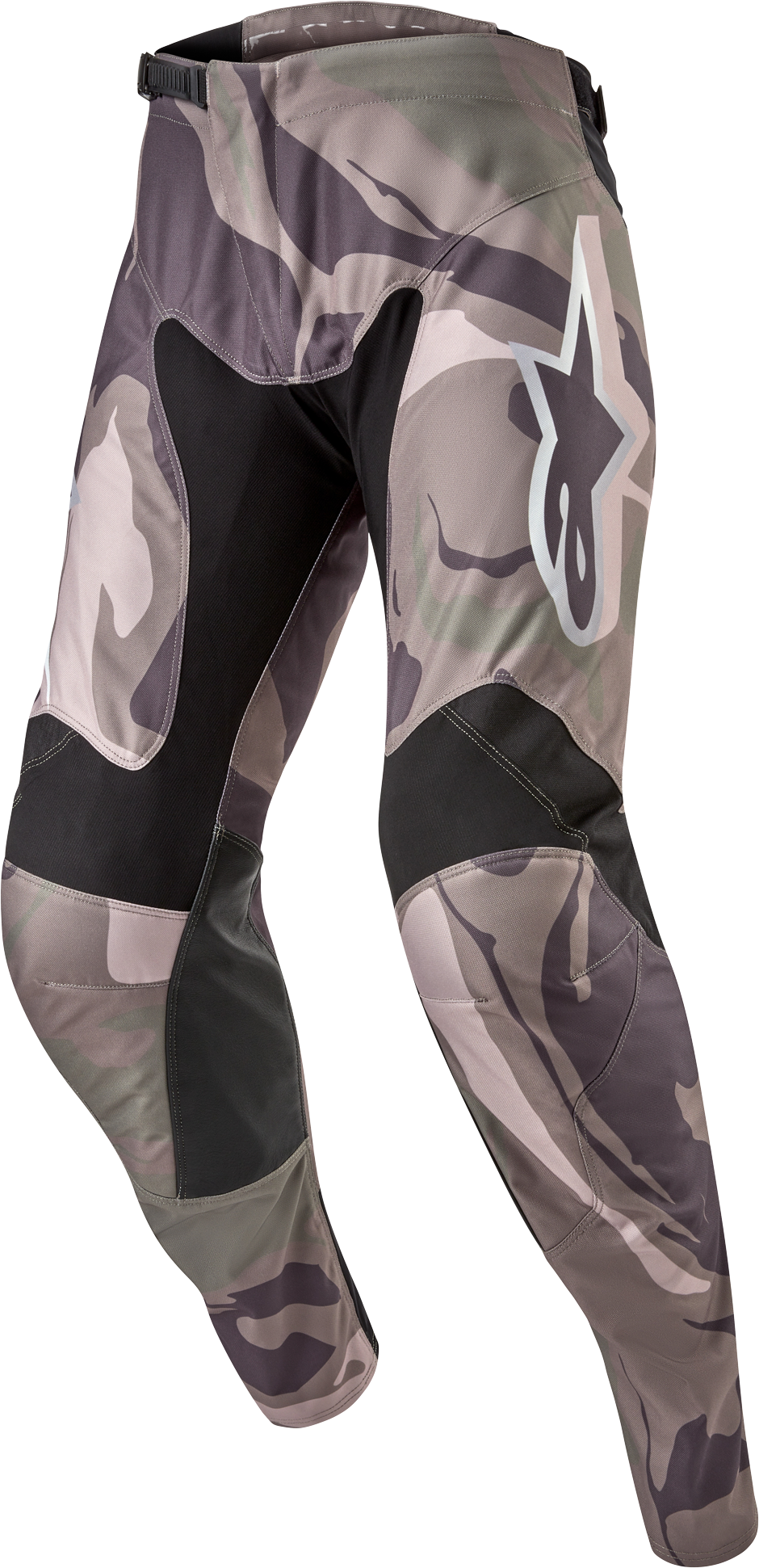 Alpinestars Pantalones de Cross  Racer Tactical Verde Militar-Camuflaje-Marrón