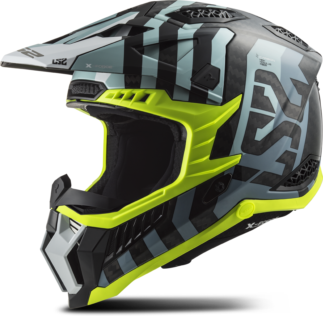 LS2 Casco de Cross  MX703 X-FORCE Barrier Azul Cielo