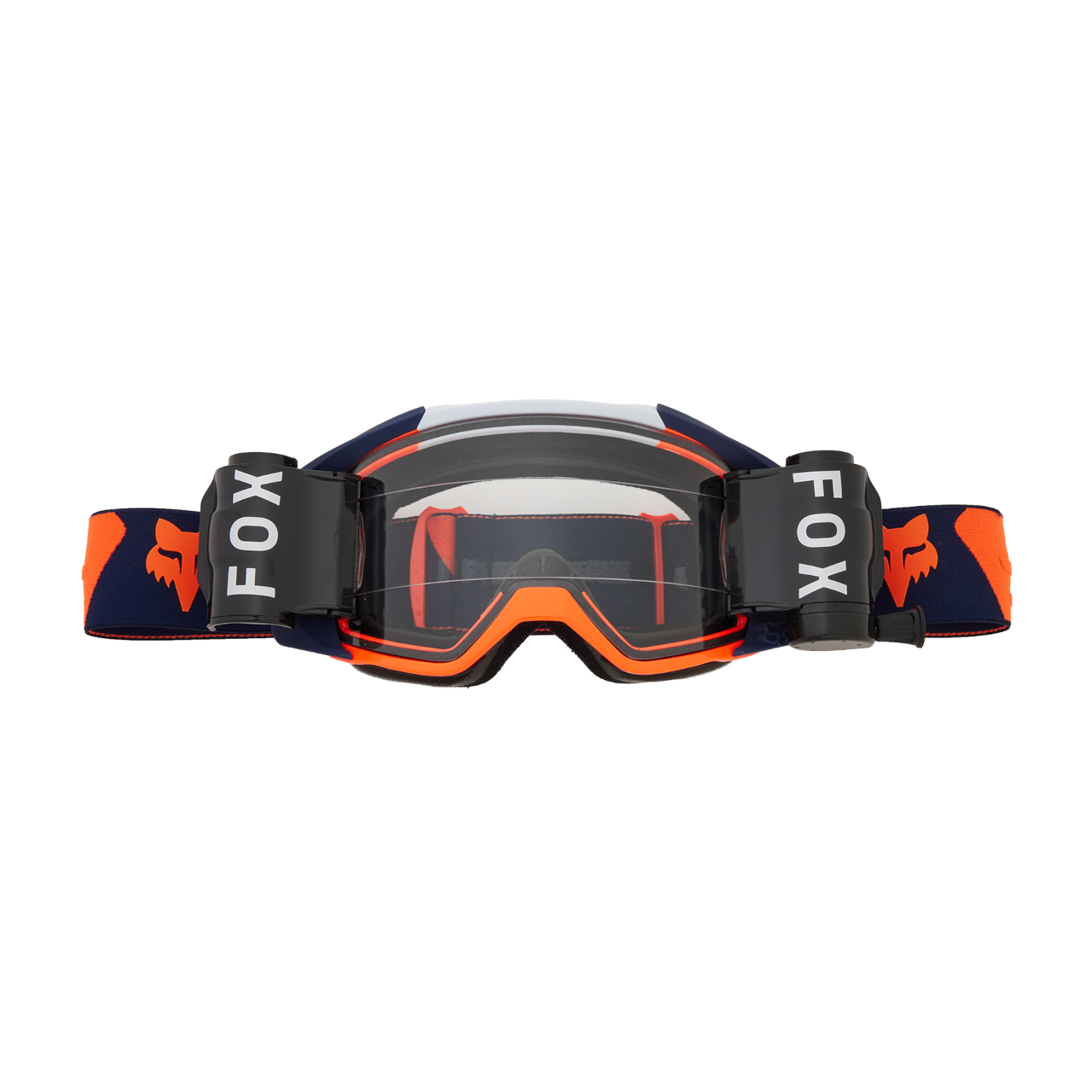 FOX Gafas de Cross  Vue Roll Off Azul Marino-Naranja