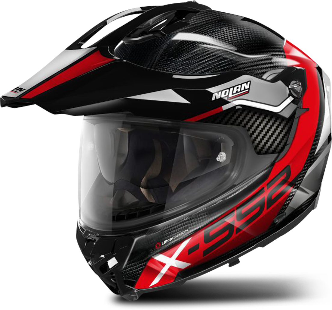 Nolan Casco Adventure  X-552 Ultra Carbon Rojo