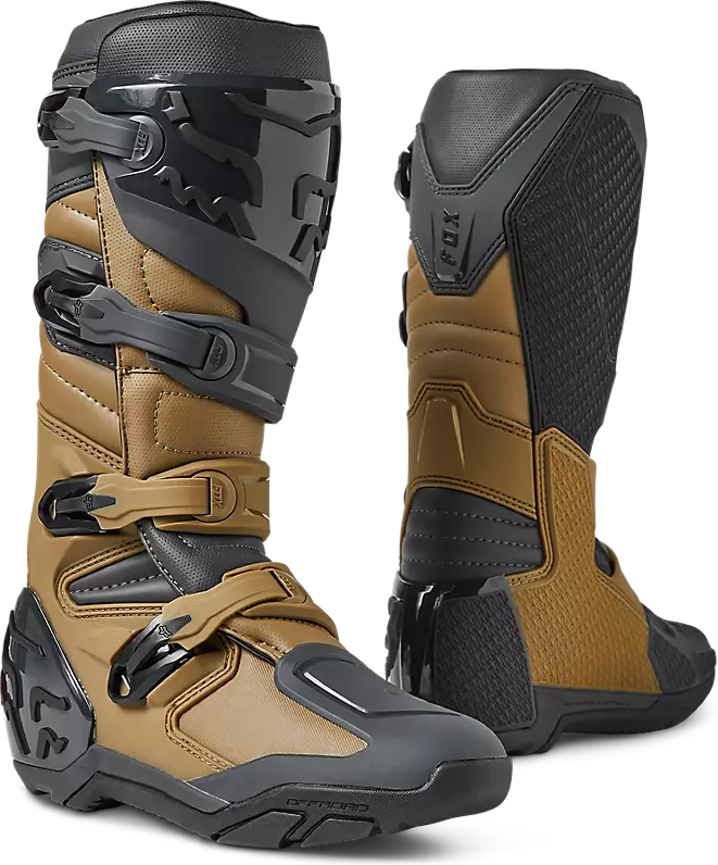 FOX Botas de Cross  Comp X Verde Azulado