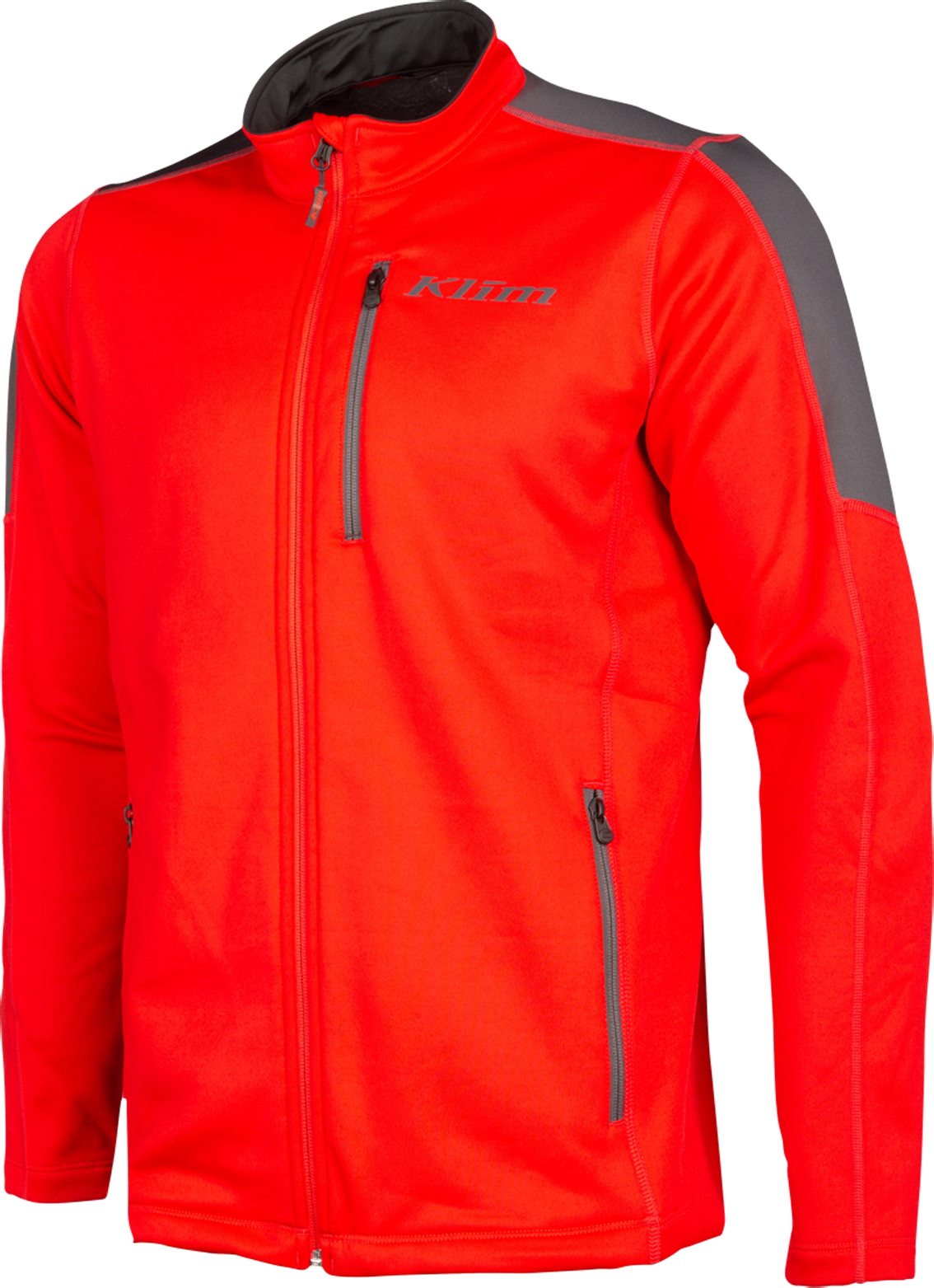 KLIM Chaqueta  Inferno Rojo Alto Riesgo-Asfalto