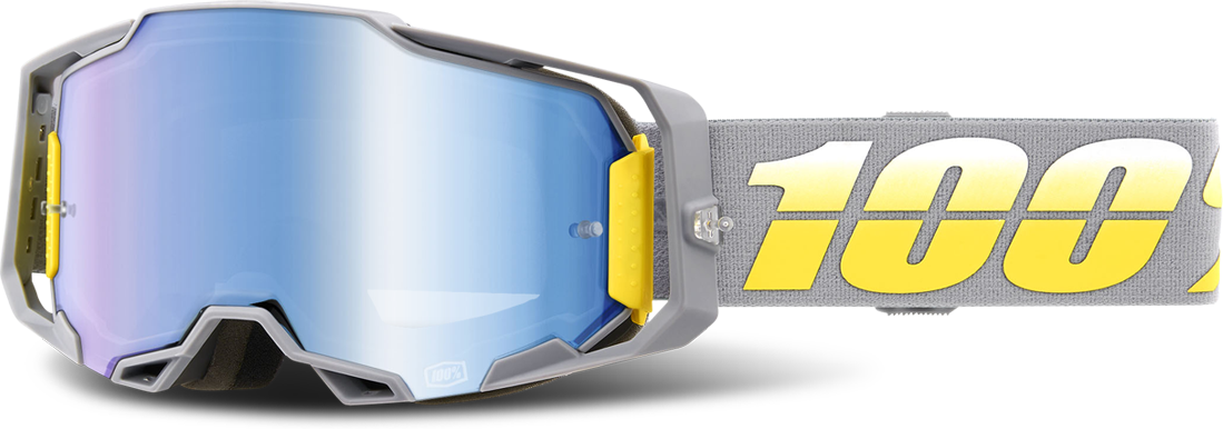 100% Gafas de Cross  Armega Complex Lente Espejo Azul