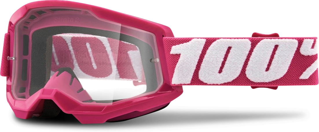 100% Gafas de Cross  Strata 2 Goggle Flecther Niño Rosas