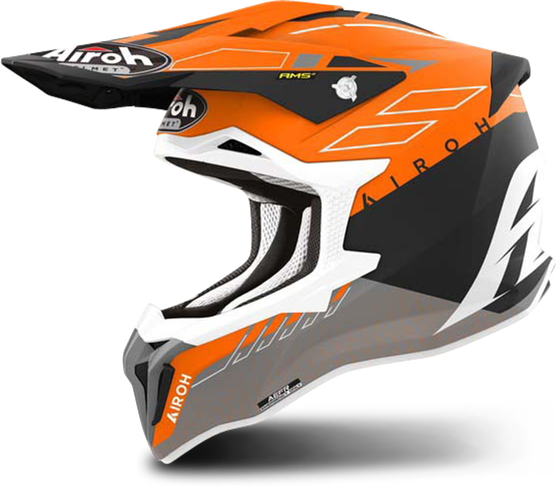 Airoh Casco de Cross  Strycker Skin Naranja Mate