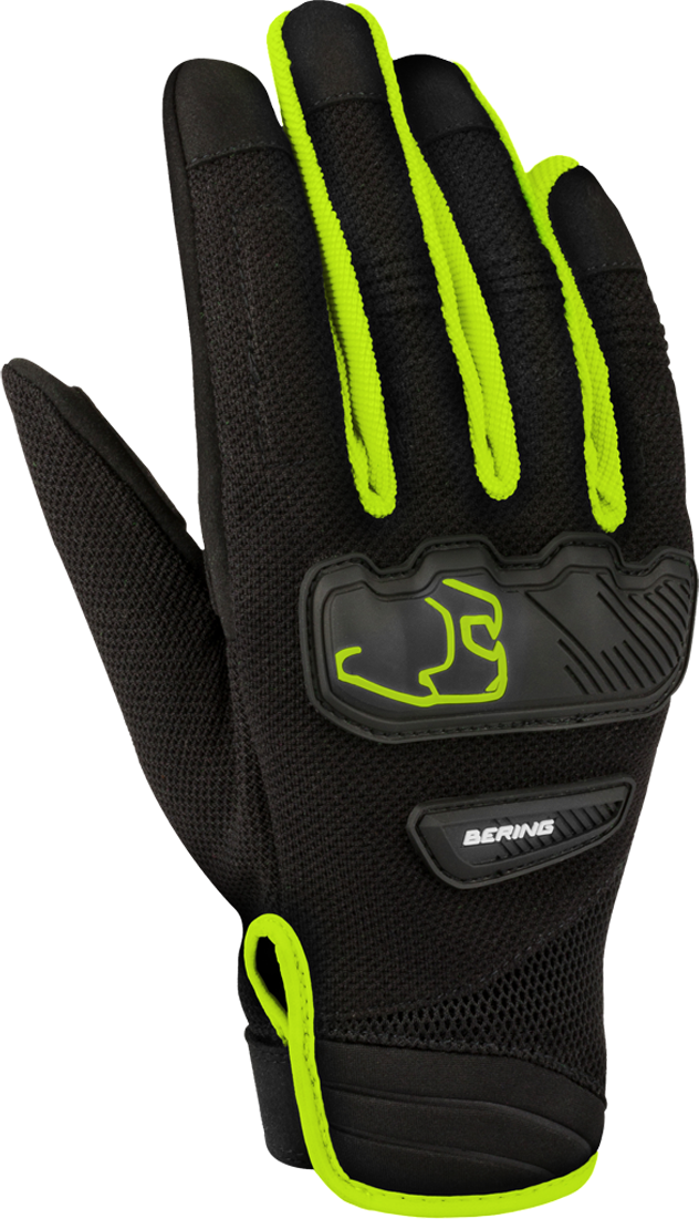 Bering Guantes de Moto  York Negro-Fluo