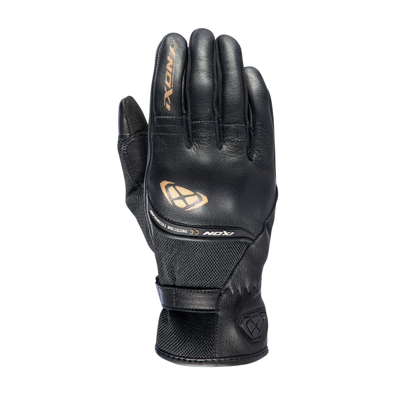 Ixon Guantes de Moto para Mujer  RS Shine 2 Negro-Dorado