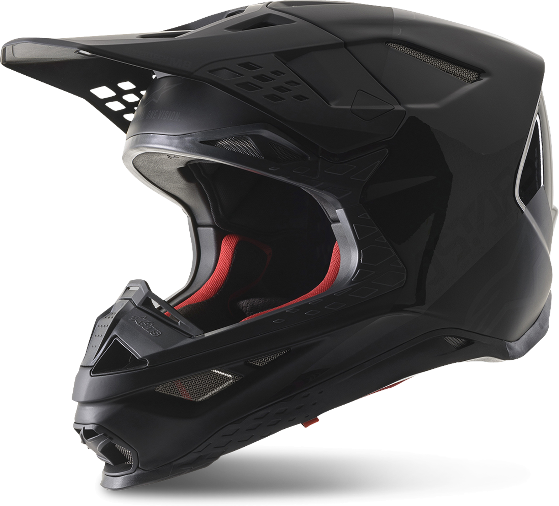 Alpinestars Casco de Cross  Supertech M8 Mips Echo Antracita-Negro