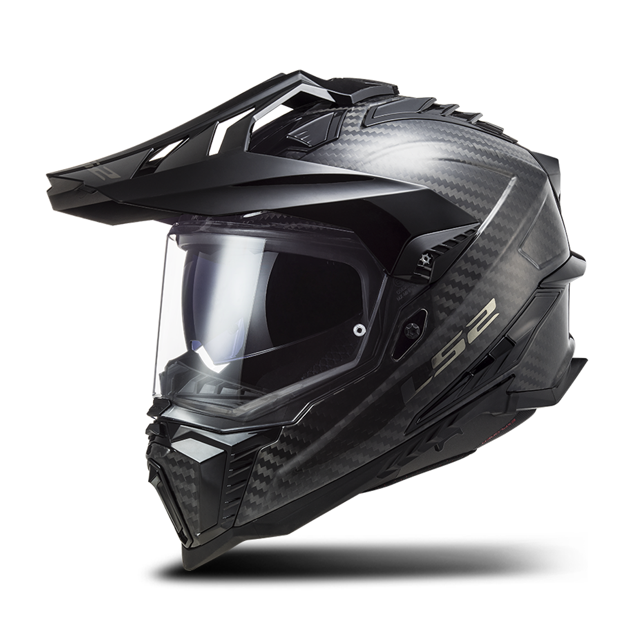 LS2 Casco Adventure  MX701 C EXPLORER Brillate-Carbono