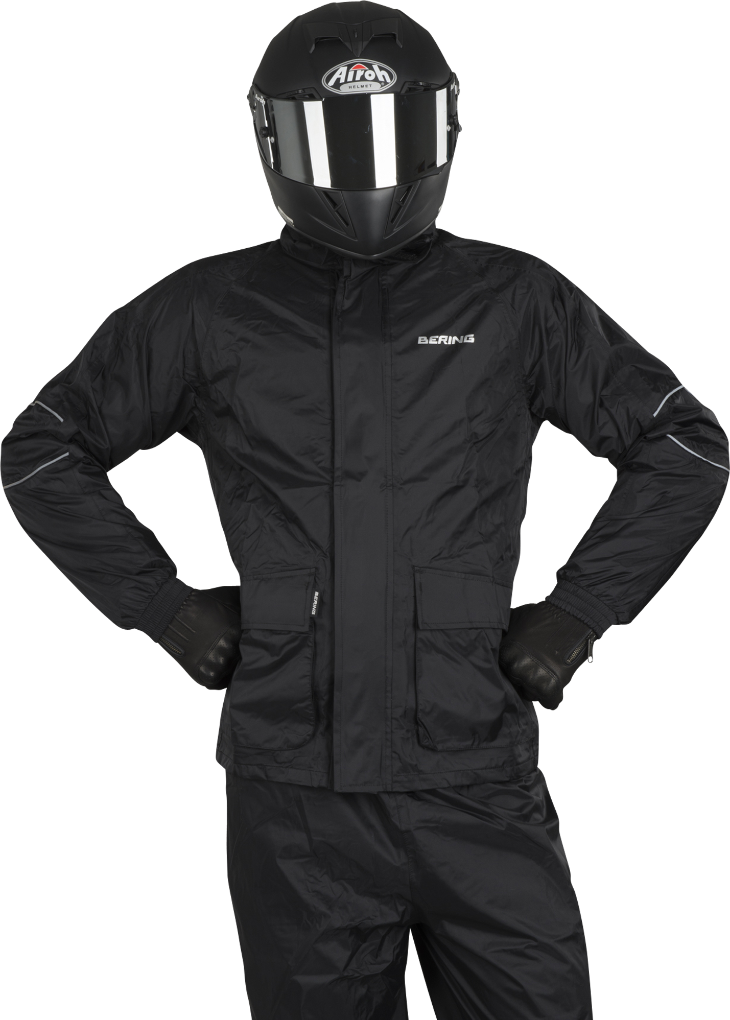 Bering Chaqueta de lluvia  Maniwata Negro