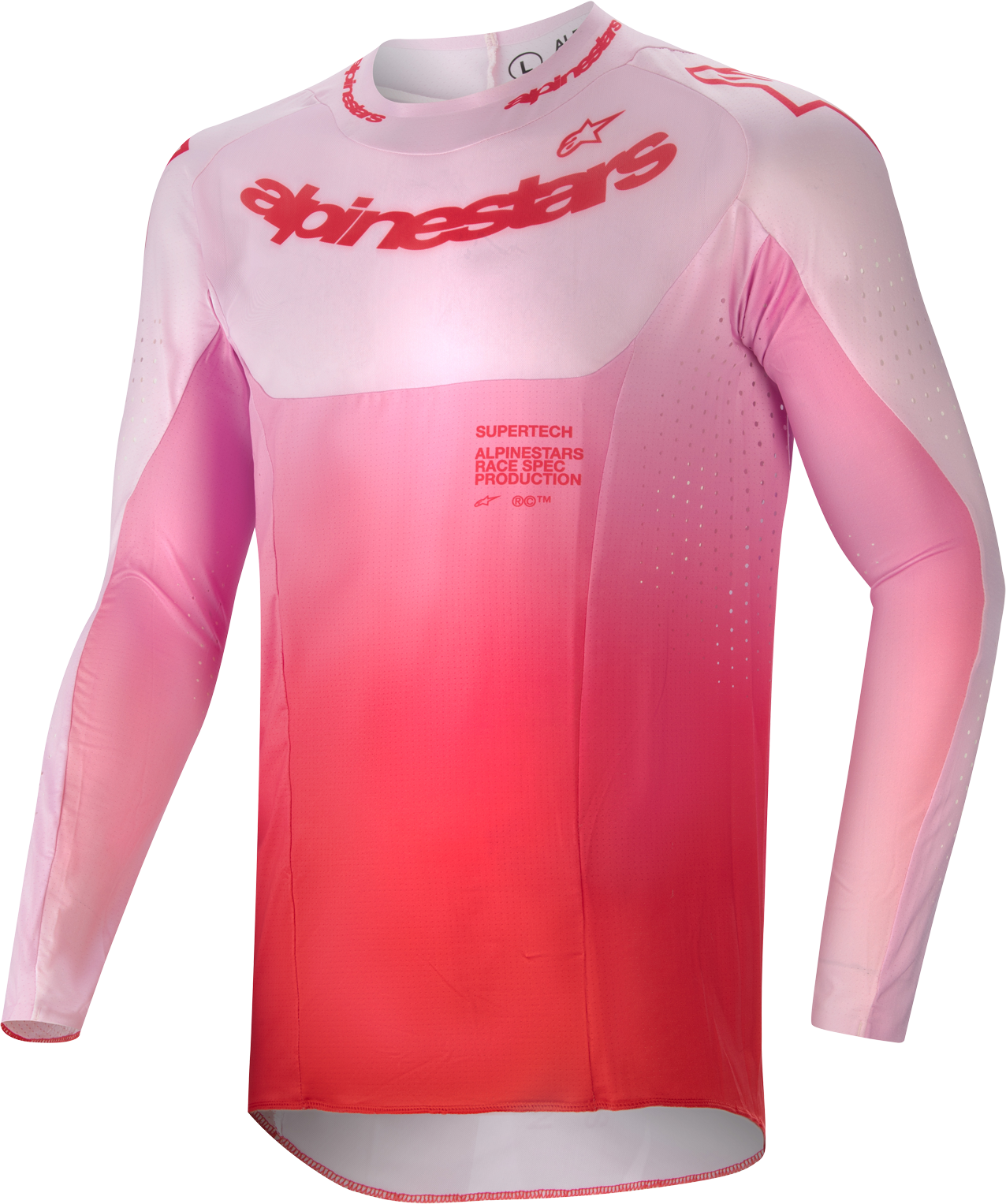 Alpinestars Camiseta de Cross  Supertech Dade Rojo-Lila