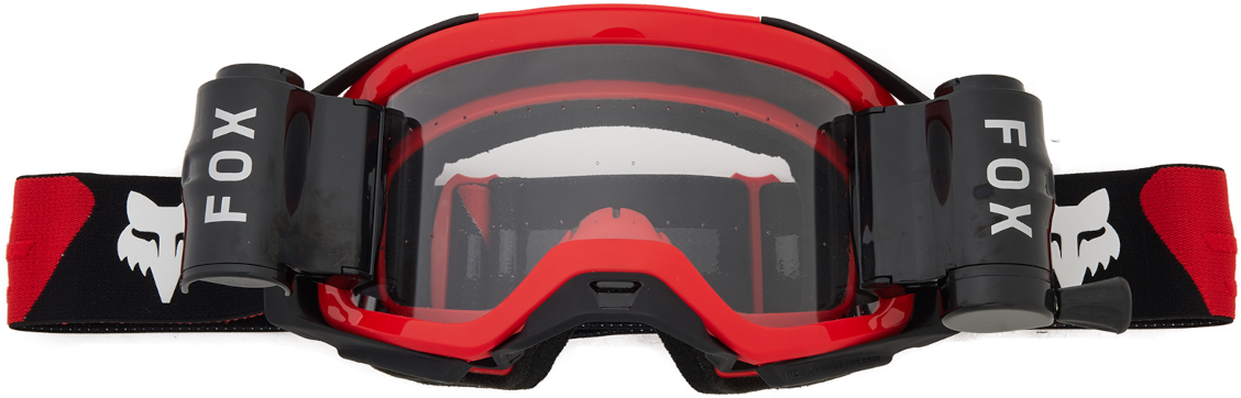 FOX Gafas de Cross  Airspace Roll Off Rojo Fluorescente