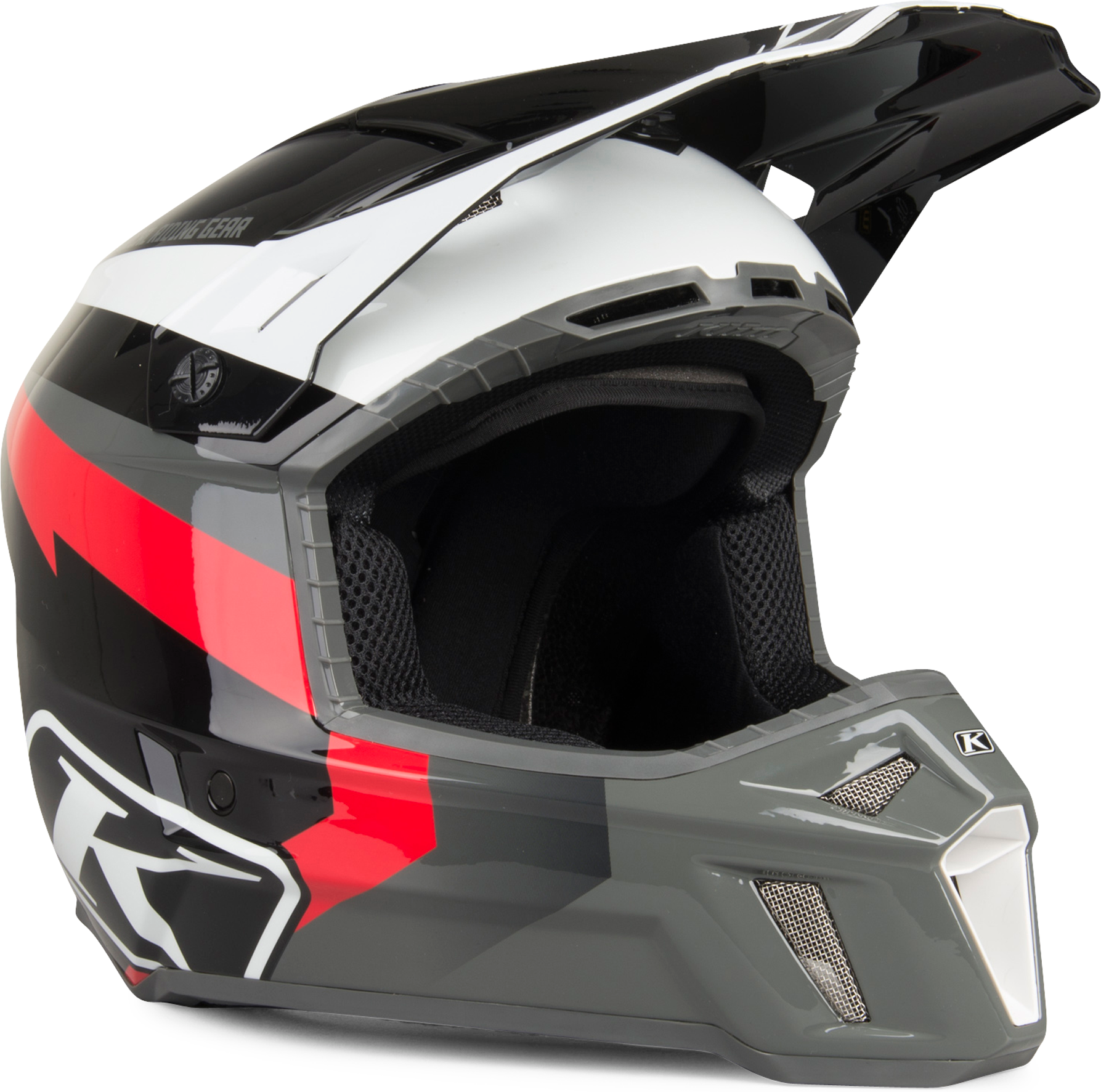 KLIM Casco de Cross  F3 Rojo Brillante