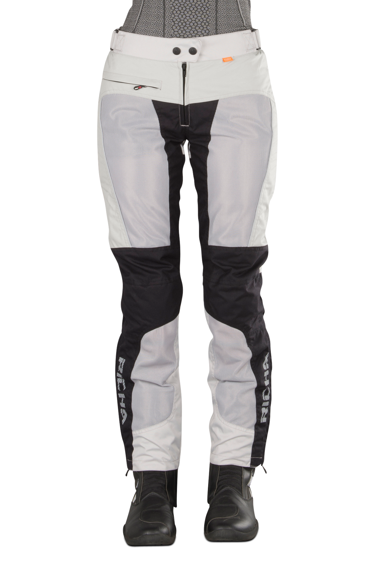 Richa Pantalones de Moto  Cool Summer Mujer Gris-Negro