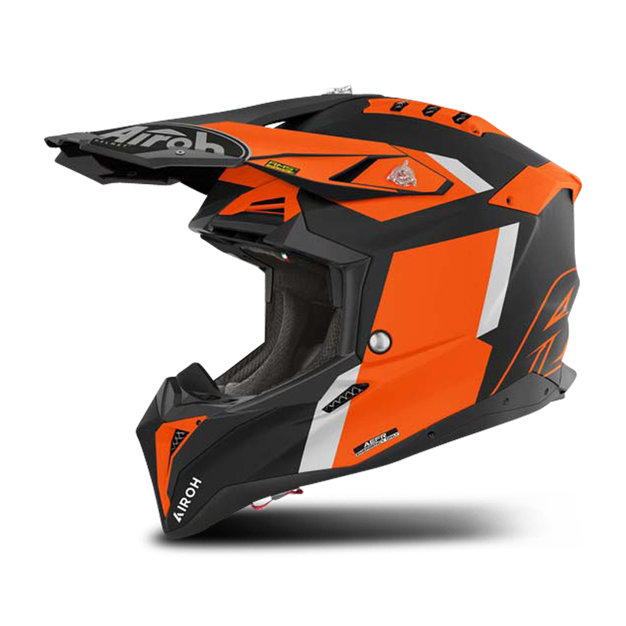 Airoh Casco de Cross  Aviator 3 Glory Naranja Mate