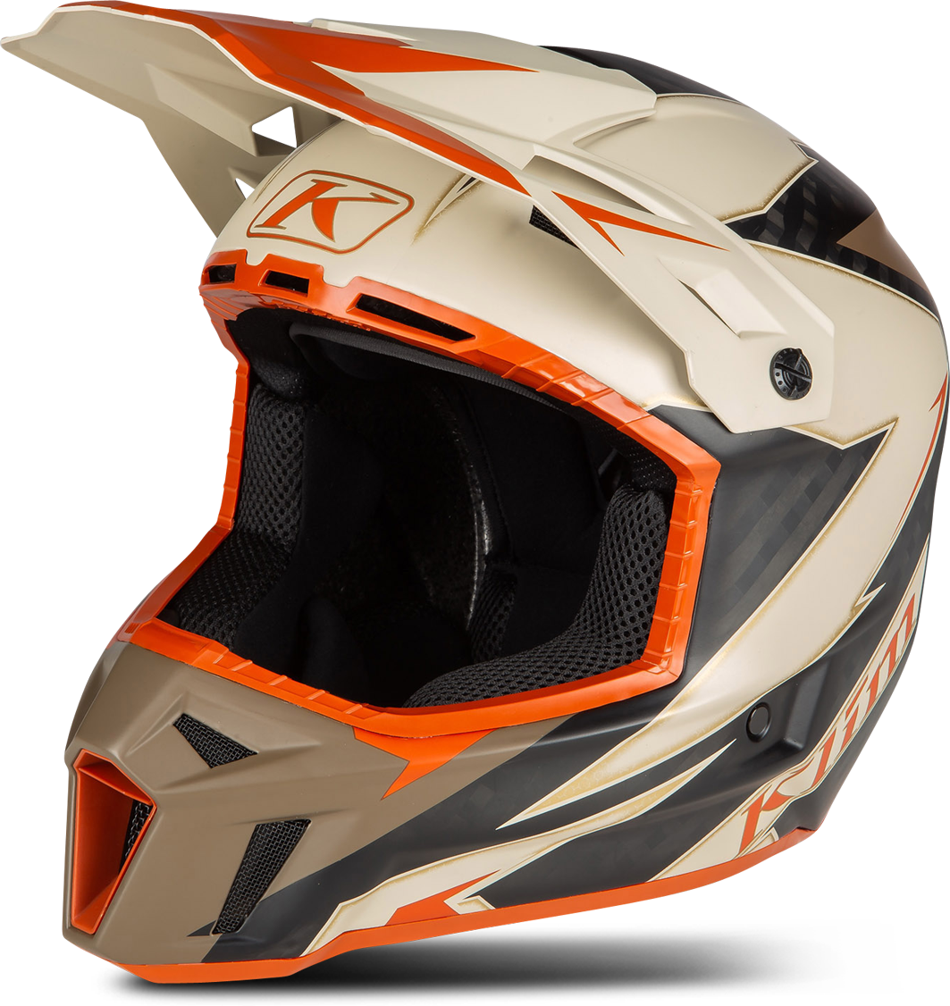 KLIM Casco de Cross  F3 Carbon Lightning Peyote