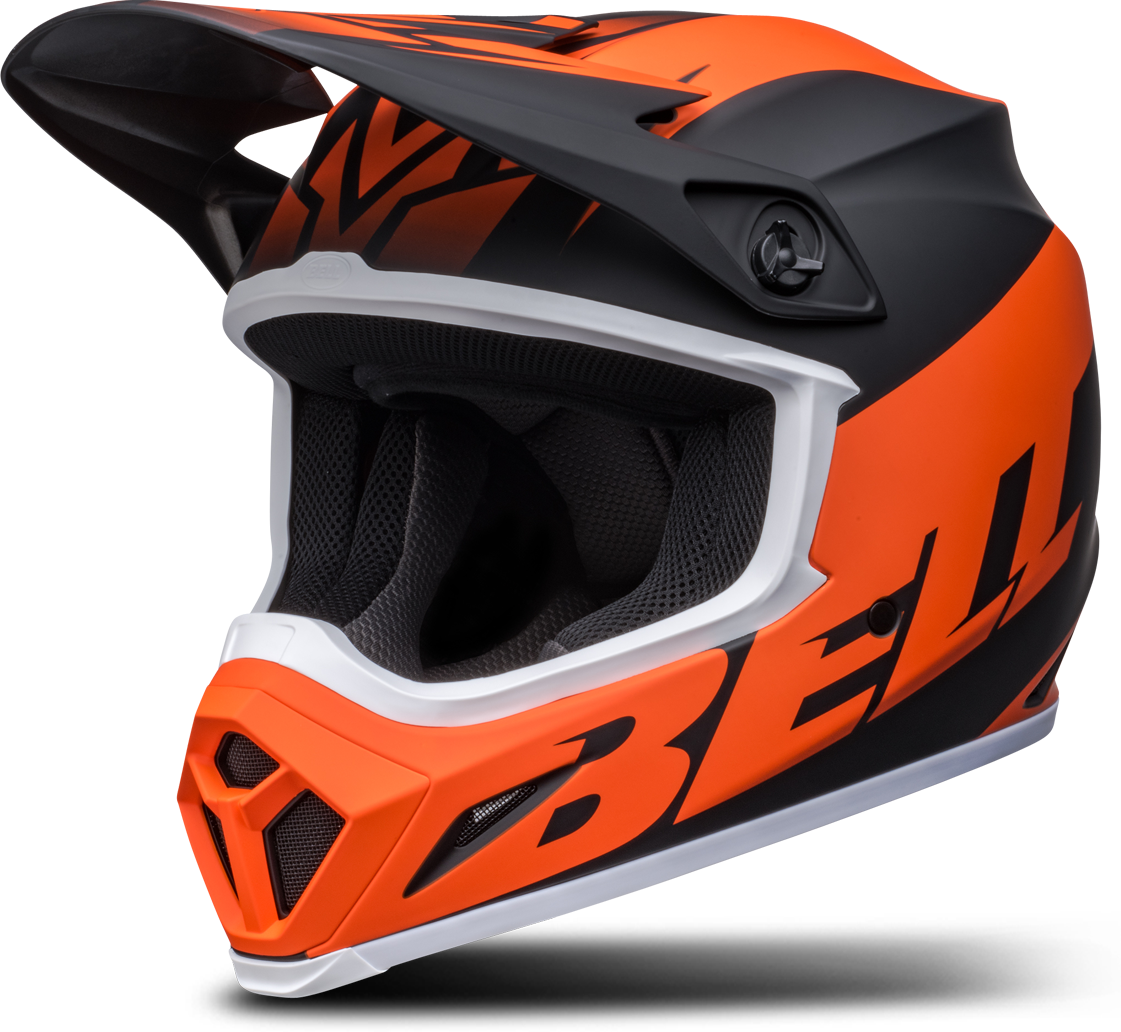 BELL Casco de Cross  MX-9 Mips Disrupt Negro-Naranja